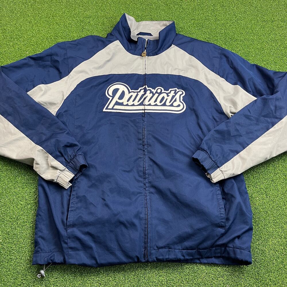 Vintage NFL Team Apparel New England Patriots Windbreaker Jacket Sz M
